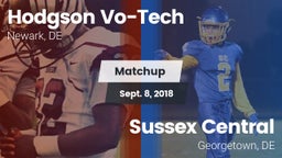 Matchup: Hodgson Vo-Tech vs. Sussex Central  2018