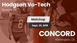 Matchup: Hodgson Vo-Tech vs. CONCORD  2018