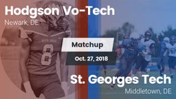 Matchup: Hodgson Vo-Tech vs. St. Georges Tech  2018