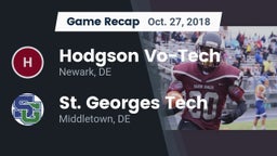Recap: Hodgson Vo-Tech  vs. St. Georges Tech  2018