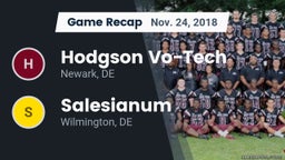 Recap: Hodgson Vo-Tech  vs. Salesianum  2018