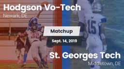 Matchup: Hodgson Vo-Tech vs. St. Georges Tech  2019