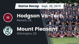 Recap: Hodgson Vo-Tech  vs. Mount Pleasant  2019