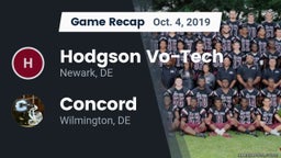 Recap: Hodgson Vo-Tech  vs. Concord  2019
