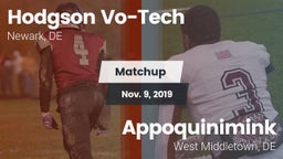 Matchup: Hodgson Vo-Tech vs. Appoquinimink  2019