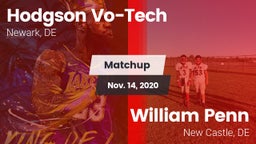 Matchup: Hodgson Vo-Tech vs. William Penn  2020