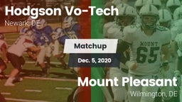 Matchup: Hodgson Vo-Tech vs. Mount Pleasant  2020