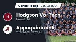 Recap: Hodgson Vo-Tech  vs. Appoquinimink  2021