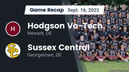 Recap: Hodgson Vo-Tech  vs. Sussex Central  2022