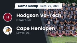 Recap: Hodgson Vo-Tech  vs. Cape Henlopen  2023