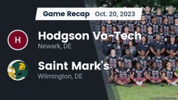 Recap: Hodgson Vo-Tech  vs. Saint Mark's  2023
