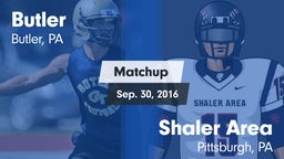 Matchup: Butler vs. Shaler Area  2016