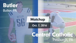Matchup: Butler vs. Central Catholic  2016