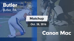 Matchup: Butler vs. Canon Mac 2016