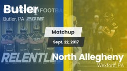 Matchup: Butler vs. North Allegheny  2017