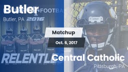 Matchup: Butler vs. Central Catholic  2017