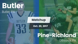 Matchup: Butler vs. Pine-Richland  2017