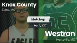 Matchup: Knox County vs. Westran  2017