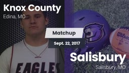 Matchup: Knox County vs. Salisbury  2017