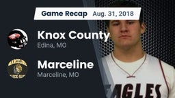 Recap: Knox County  vs. Marceline  2018