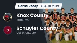 Recap: Knox County  vs. Schuyler County 2019
