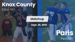 Matchup: Knox County vs. Paris  2019