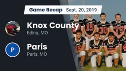 Recap: Knox County  vs. Paris  2019
