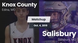 Matchup: Knox County vs. Salisbury  2019