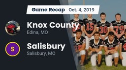 Recap: Knox County  vs. Salisbury  2019