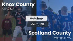 Matchup: Knox County vs. Scotland County  2019