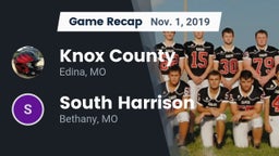 Recap: Knox County  vs. South Harrison  2019