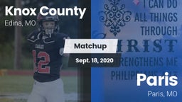 Matchup: Knox County vs. Paris  2020