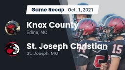 Recap: Knox County  vs. St. Joseph Christian  2021