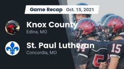 Recap: Knox County  vs. St. Paul Lutheran  2021