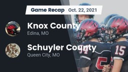 Recap: Knox County  vs. Schuyler County 2021
