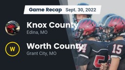 Recap: Knox County  vs. Worth County  2022