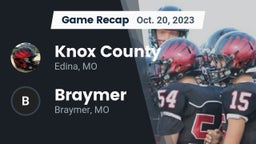 Recap: Knox County  vs. Braymer  2023