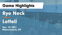 Rye Neck  vs Leffell Game Highlights - Dec. 13, 2021