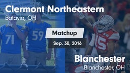 Matchup: Clermont Northeaster vs. Blanchester  2016