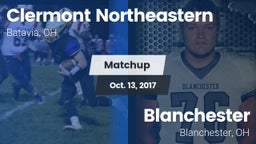 Matchup: Clermont Northeaster vs. Blanchester  2017