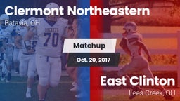Matchup: Clermont Northeaster vs. East Clinton  2017