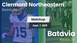 Matchup: Clermont Northeaster vs. Batavia  2018