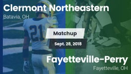 Matchup: Clermont Northeaster vs. Fayetteville-Perry  2018