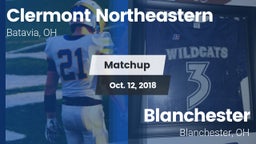 Matchup: Clermont Northeaster vs. Blanchester  2018
