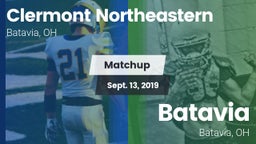 Matchup: Clermont Northeaster vs. Batavia  2019