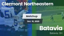 Matchup: Clermont Northeaster vs. Batavia  2020