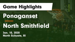 Ponaganset  vs North Smithfield  Game Highlights - Jan. 10, 2020