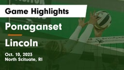 Ponaganset  vs Lincoln  Game Highlights - Oct. 10, 2023