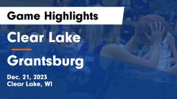 Clear Lake  vs Grantsburg  Game Highlights - Dec. 21, 2023