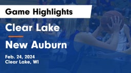 Clear Lake  vs New Auburn  Game Highlights - Feb. 24, 2024